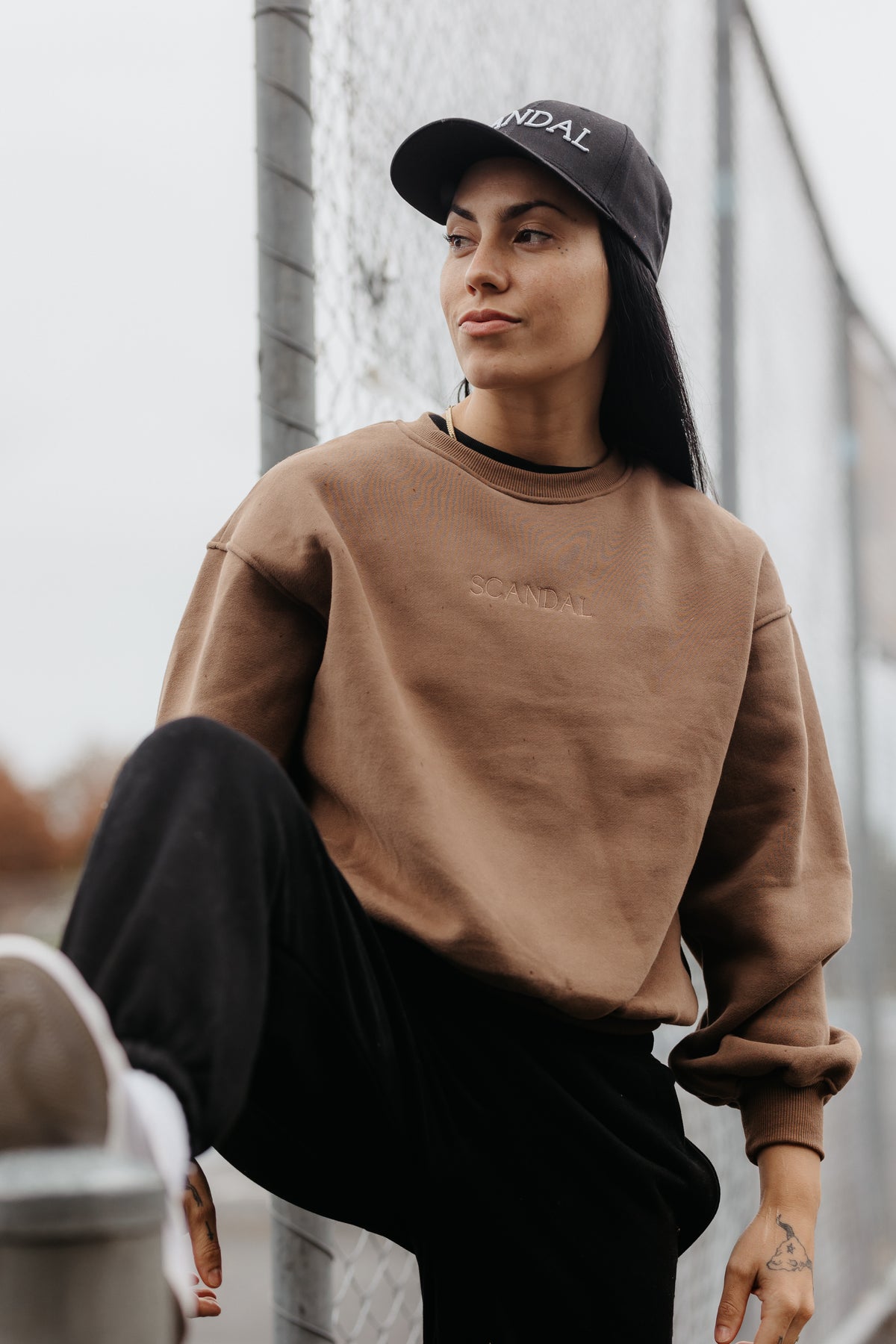 Scandal Oversized Crew Neck